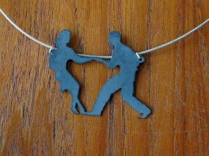 swing dance pendant